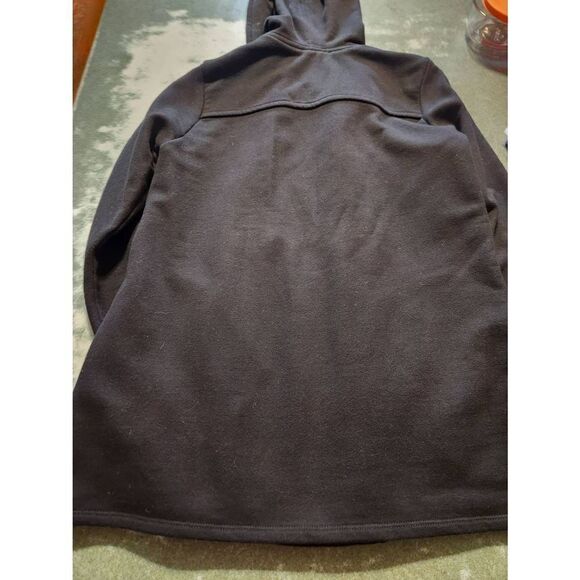 James Perse Double Breasted Pea Coat Black Hoodie Jacket Size 2 (Medium) - Picture 6 of 6